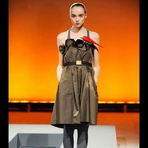 VIVIENNE TAM Strapless Dress